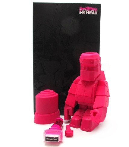 Steph Cop InkHead rose Art toys