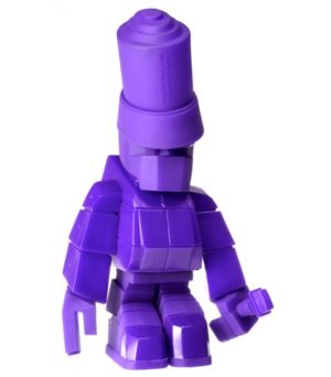 Steph Cop InkHead purple Art toys